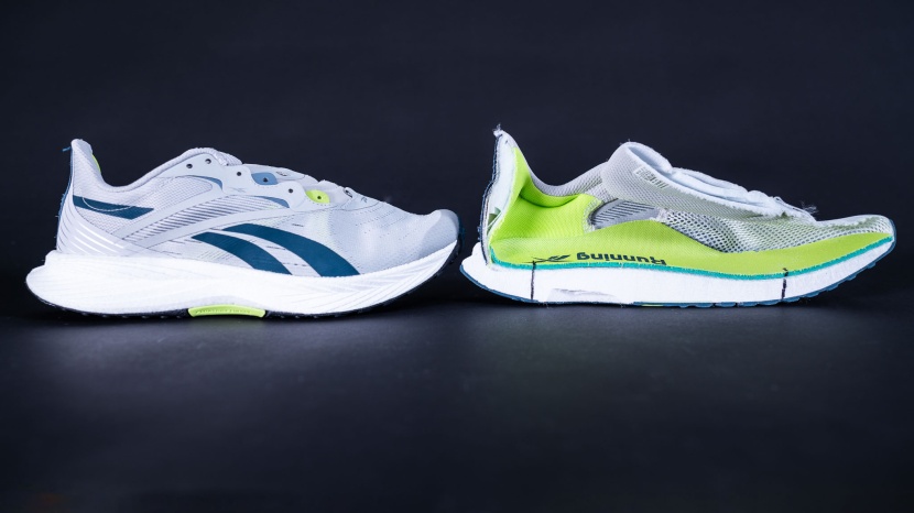 reebok floatride energy 5 - the shoe has a mild rocker, but does best at easy paces.