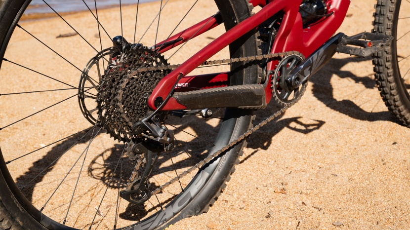 the sram gx drivetrain performs quite well for the dollars.