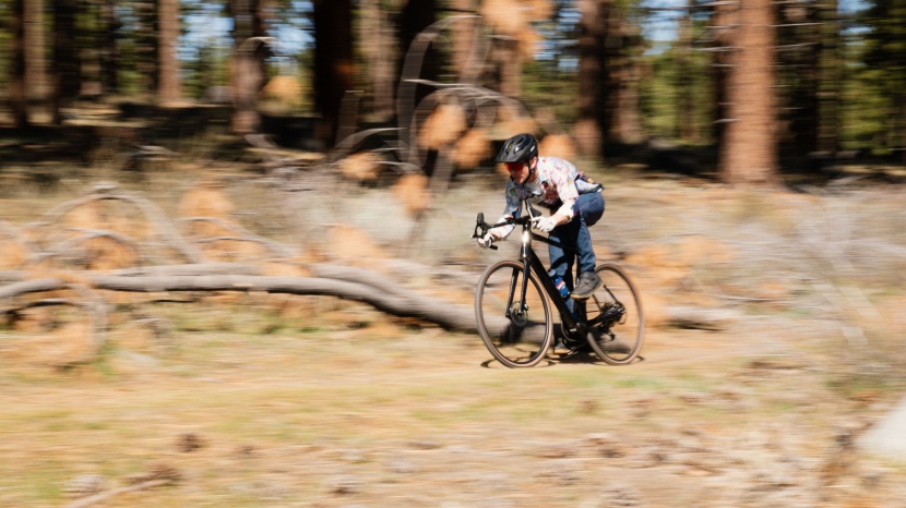 gravel bike - single track on a gravel bike can be a delight, but you&#039;d best be...