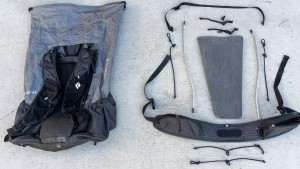 Many components of the Black Diamond Beta Light 45 can be stripped...