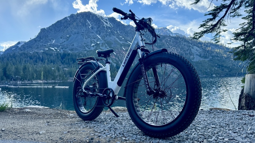 lectric xpeak - the xpeak has a commanding presence with its monster-sized tires.