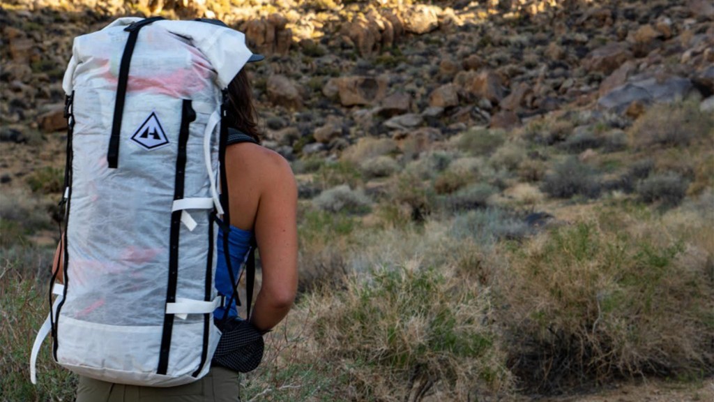 ultralight backpack - here, we have the porter loaded almost to max capacity.