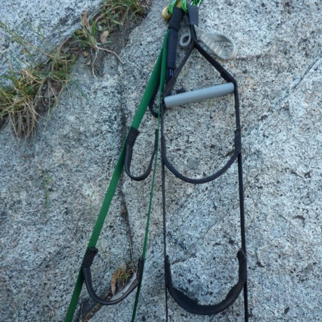 aider - without a spreader bar, the upper steps on the metolius 8-step...