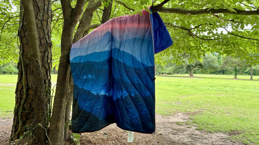 camping blanket - the rumpl original is a warm choice and has great features like cape...
