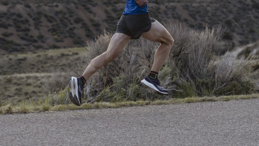 saucony endorphin pro 4 - it's not quite as snappy as some other top-of-the-line choices, but...