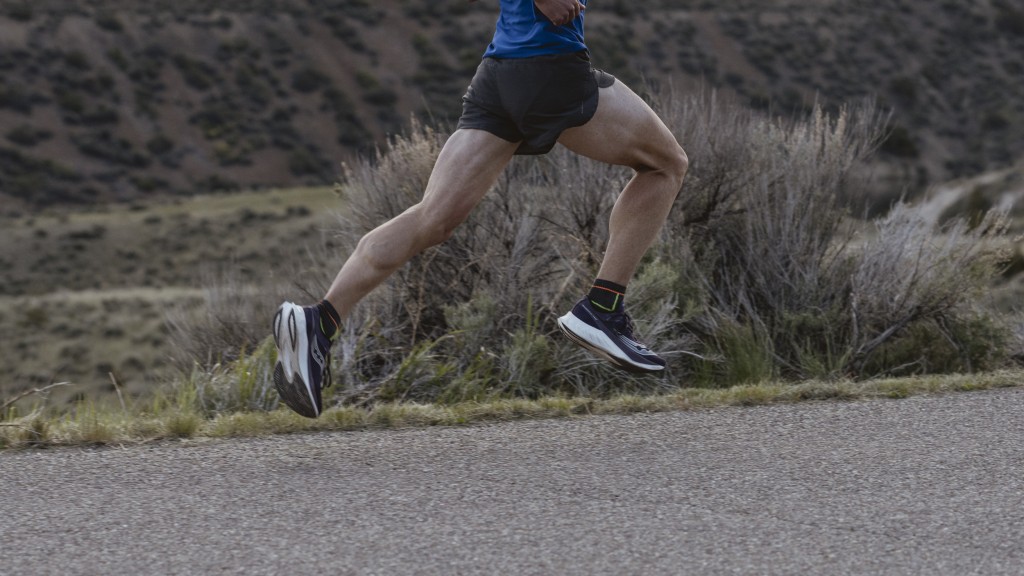 saucony endorphin pro 4 - it's not quite as snappy as some other top-of-the-line choices, but...