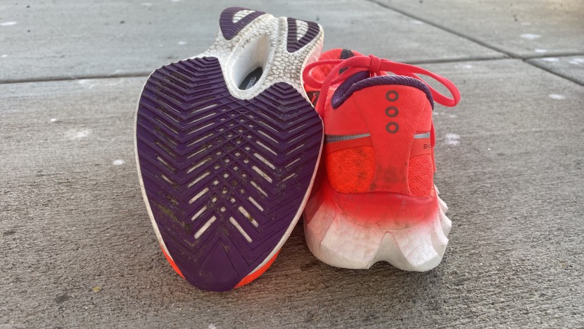 saucony endorphin pro 4 for women - the security of the heel cup helps you fly around curves in the...