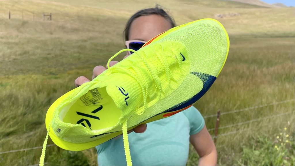 nike alphafly 3 for women - the bootie-style upper and notched laces help secure this shoe so it...