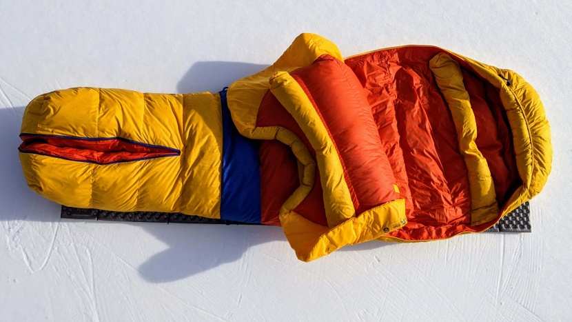 sleeping bag cold weather - the colorful never summer 0 isn&#039;t as light or warm as we&#039;d like to...