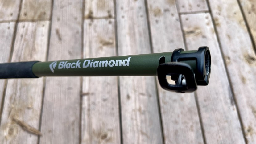 black diamond alpine carbon cork - metal lever locks and a thick shaft diameter offset the weight...