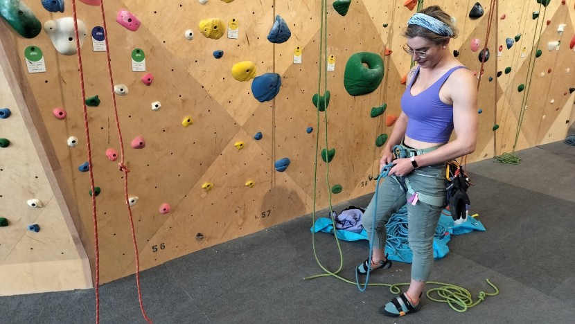 climbing rope - 40-meter ropes are needed at most climbing gyms.
