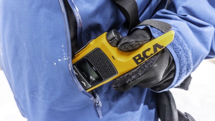 backcountry access bc link mini - this radio didn't let us down, even in high winds and snow.