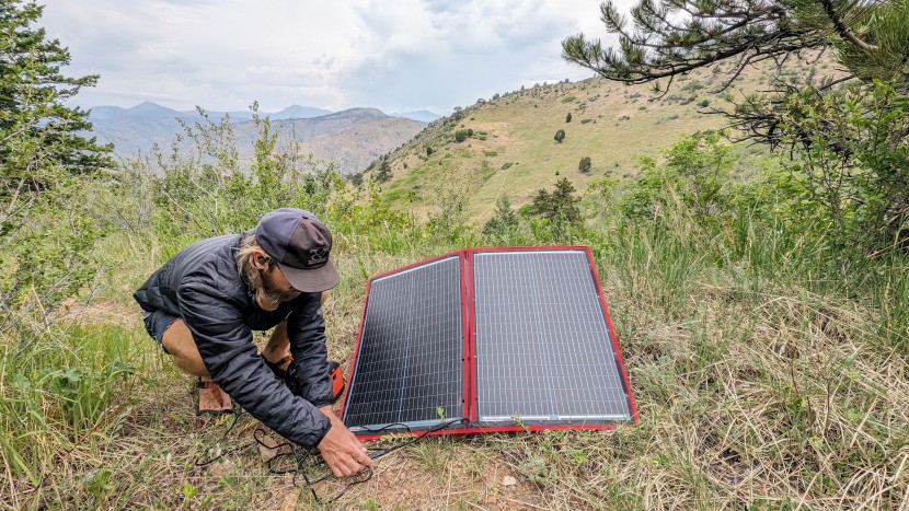 solar power station - the dokio 110w 18v portable kit costs less than almost every panel...