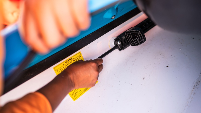 delta kayaks delta 12.10 - the foot pegs are easy to adjust, allowing you to pick how far...