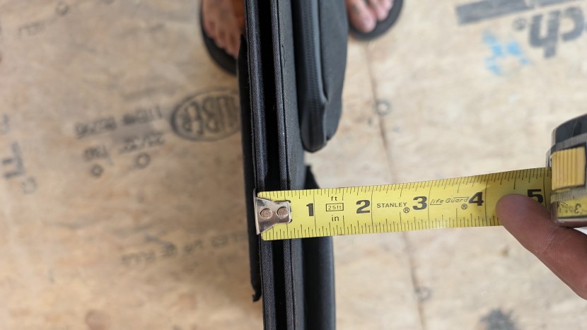 solar power station - we measured the thickness of every panel when folding without taking...