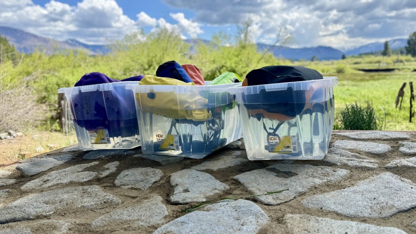 dry bag - leaving these bags in water for 24 hours and then checking for leaks...