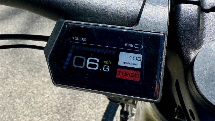 aventon ramblas - the power just kept coming, even when the display registered 0%!