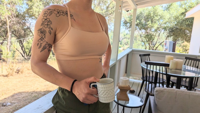 sports bra - the patagonia active mesh is a super soft bra for lounging and easy...