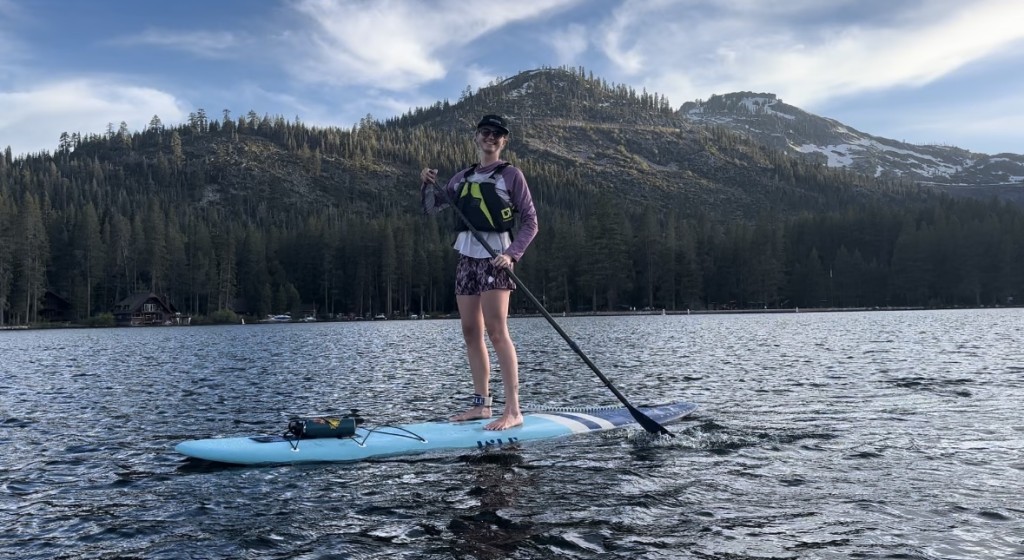 isle cruiser 2 - the cruiser 2&#039;s side rails sit right on the water.