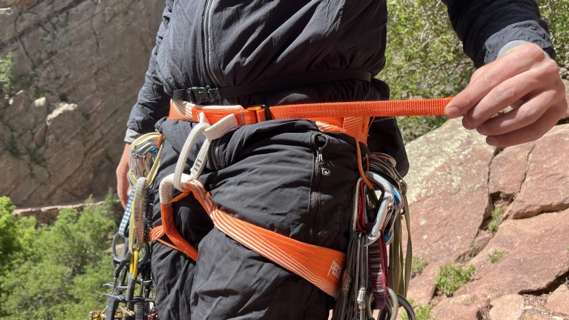 petzl sitta - the petzl sitta has lots of adjustability in the waist belt, and...