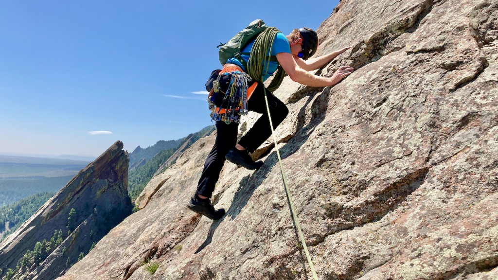 petzl sitta - climbing easy alpine terrain in the petzl sitta.