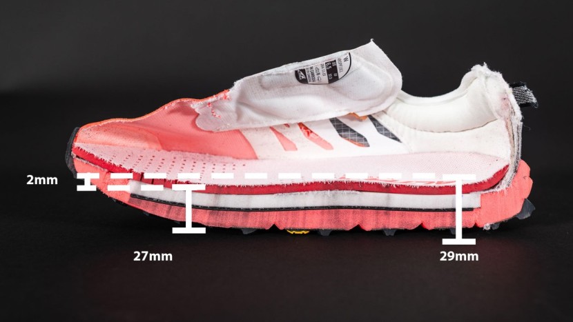 altra mont blanc carbon for women - the thickness of the stack and carbon plate reduces the amount of...