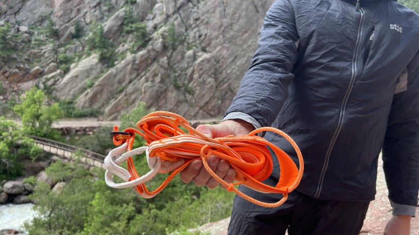 climbing harness - the sitta&#039;s light weight and small packable size makes it easy to...