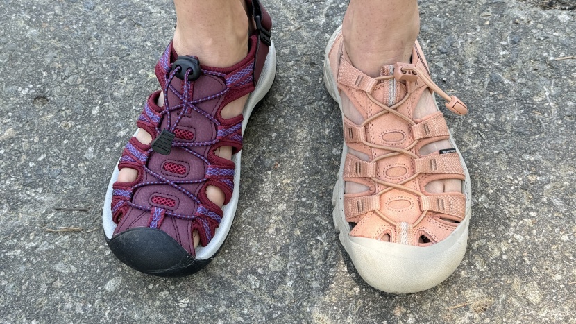 sandals womens - comparing the dream pairs (left) to the keen newport h2 (right). the...