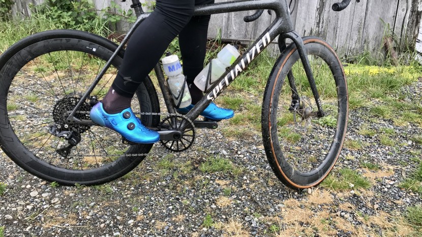 shimano s-phyre sh-rc903 - even dedicated performance road shoes find themselves on off-road...