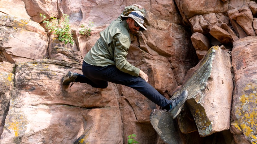 sun shirt - the columbia silver ridge utility lite has a looser fit that allows...