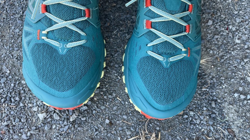 la sportiva bushido iii for women - the upper mesh of the bushido is comfortable and protective, though...