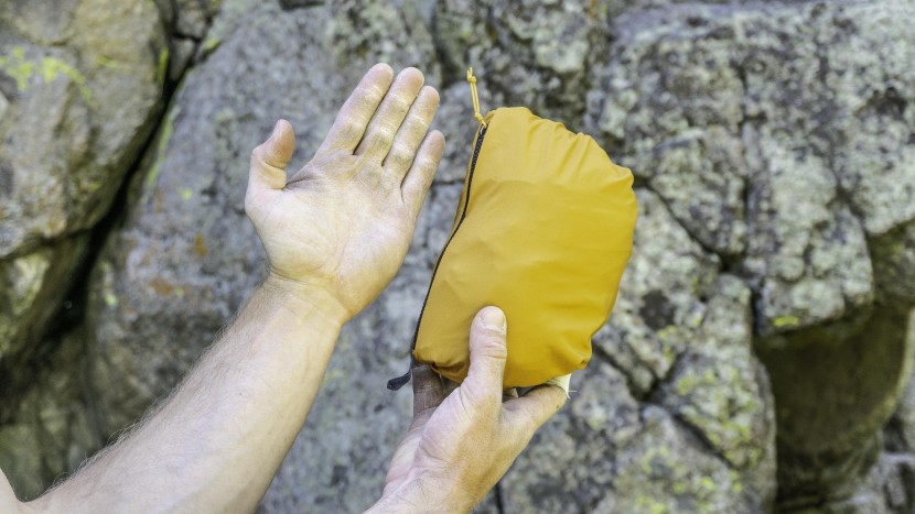 patagonia dirt roamer - this option only weighs 8 oz and packs down incredibly small.