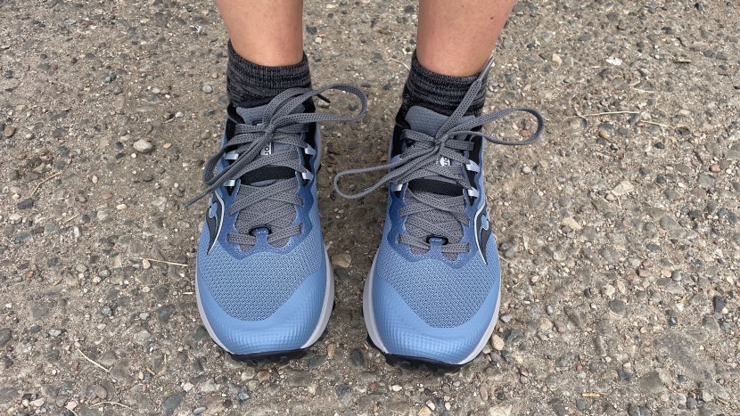 running socks - the puma 6-pack is a thicker sock that rides higher than expected...