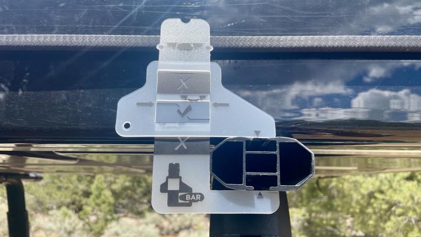 this handy measuring tool shows you which way to configure the...