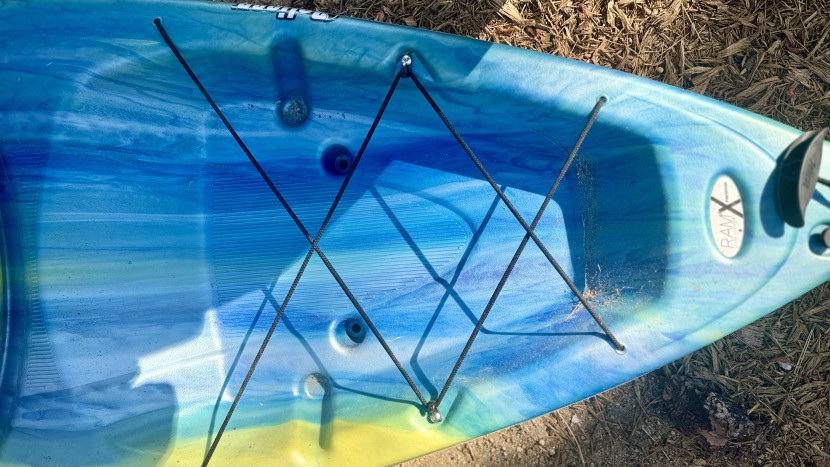 pelican argo 100x exo - the scupper holes in the rear help drain water that has splashed...