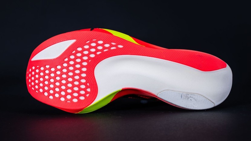 running shoes men - the tread of a racing shoe like the metaspeed (shown here) tends to...