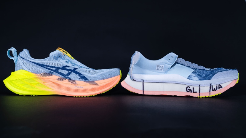 asics superblast 2 - here you can see the two types of foam. the ff blast + eco is the...