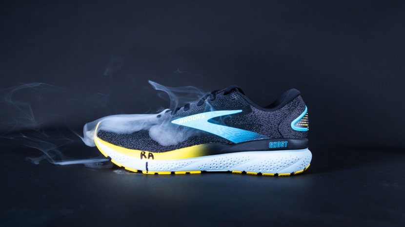 brooks ghost 16 - the upper is one of the highlights of this shoe.