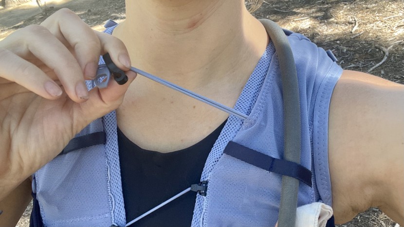 bungees like these are easy to cinch mid-run as your water supplies...