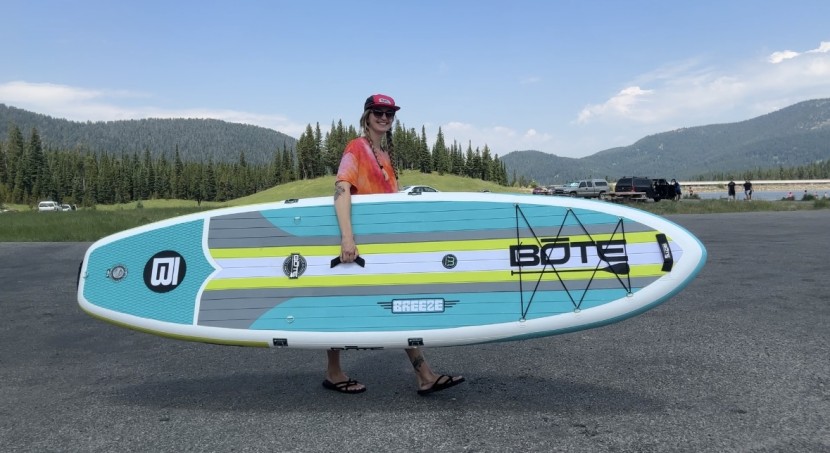 bote breeze aero - the bote breeze aero is easy to carry.