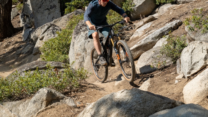 mountain bike shoes - you&#039;re already working hard on the uphill, efficient power transfer...