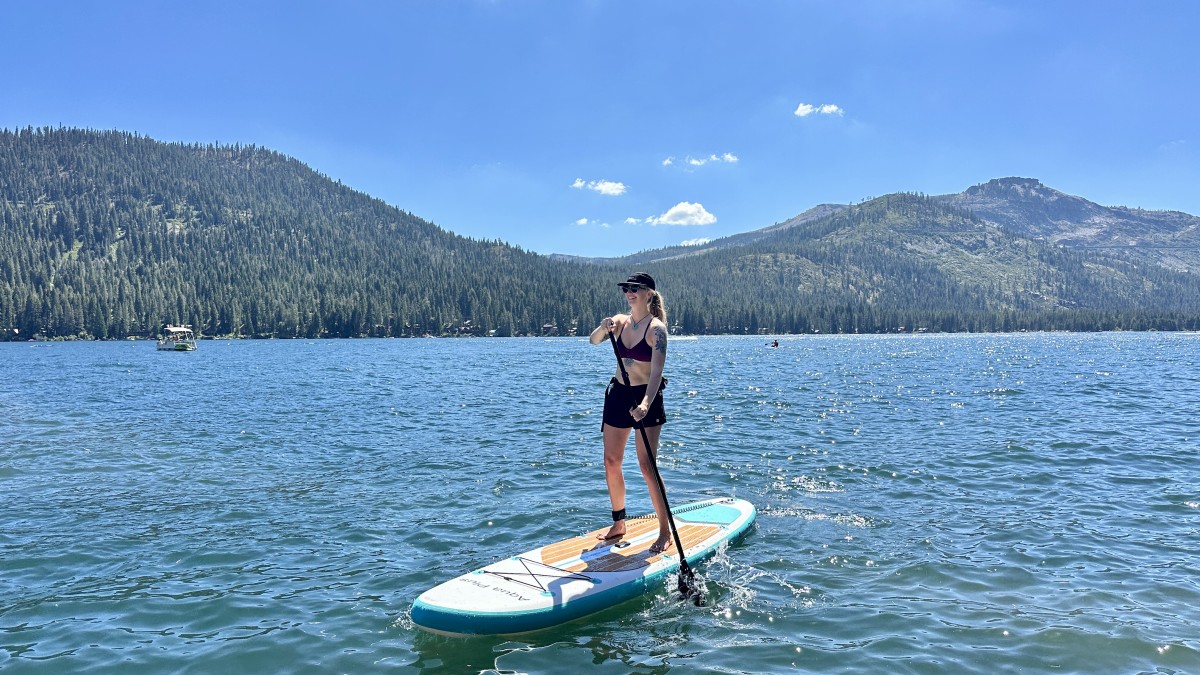 Aqua Plus Thick Review (A great board for a casual afternoon paddle.)