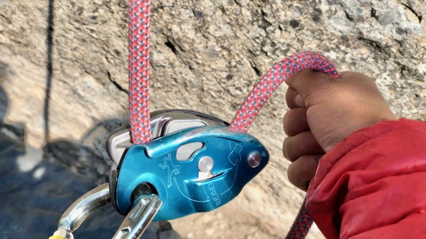 climbing rope - thicker ropes are best for top-roping, partly because they are held...