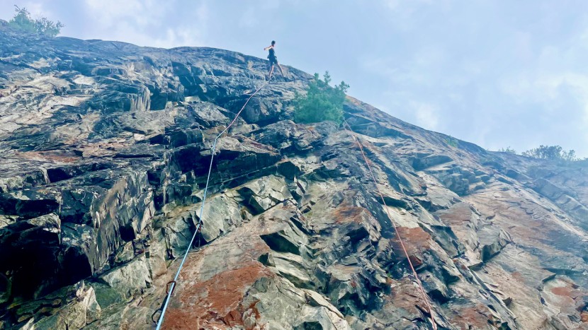 climbing rope - many modern sport crags require 70-meter ropes for lowering off long...