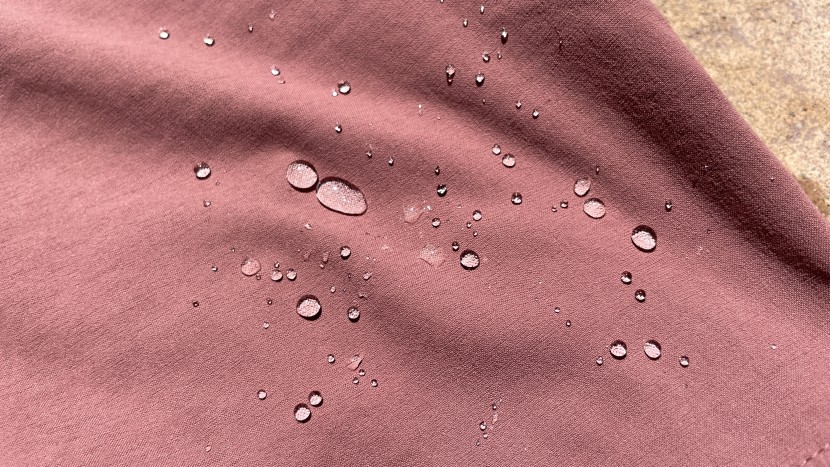 having water resistance added to the fabric is nice when you spill...