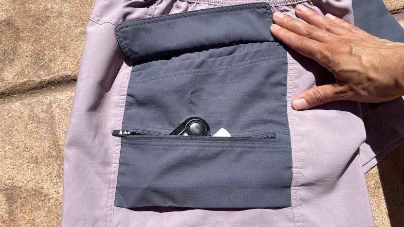 the pockets on the mountain hardwear trail sender are large and one...