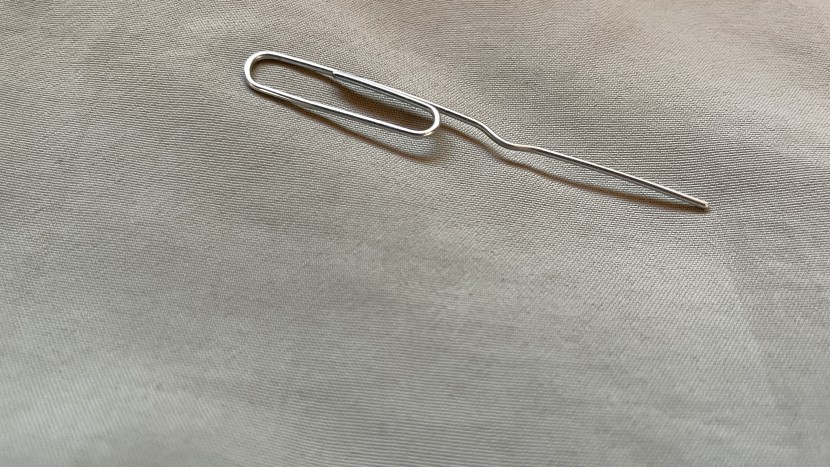 hardly any markings at all were left from the paperclip test.