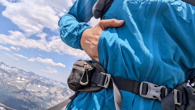 rab borealis for women - the well-designed pockets are easy to access when wearing a harness...