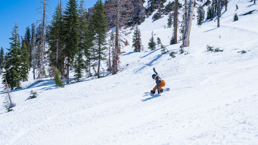 yes hel yes - carving it up on our media day at palisades tahoe.