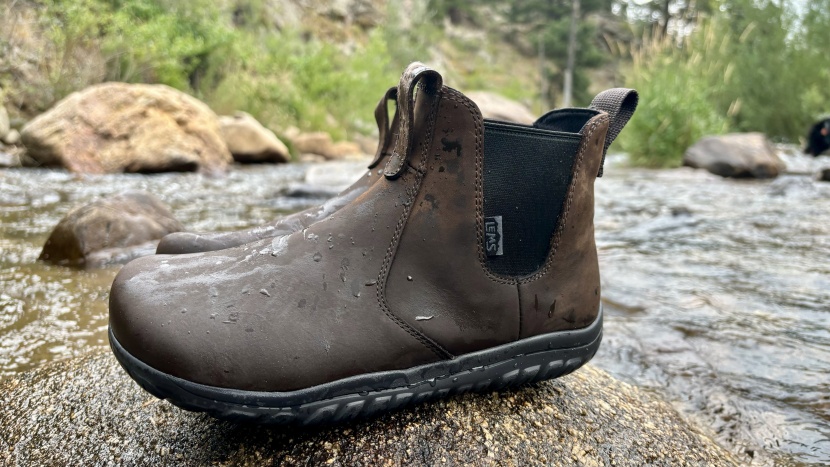 barefoot shoes - the lems chelsea boots are waterproof and warm, but don&#039;t sacrifice...
